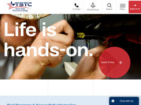 'tstc.edu' screenshot