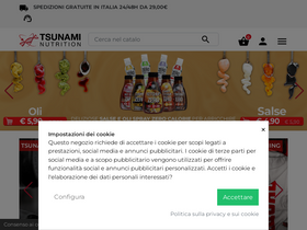 'tsunaminutrition.it' screenshot