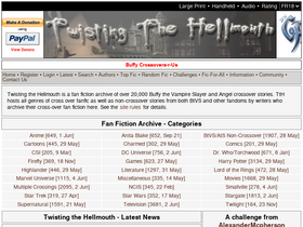 'tthfanfic.org' screenshot
