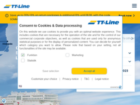 'ttline.com' screenshot