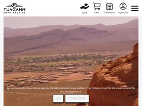 'tuacahn.org' screenshot