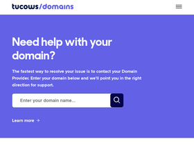 'tucowsdomains.com' screenshot