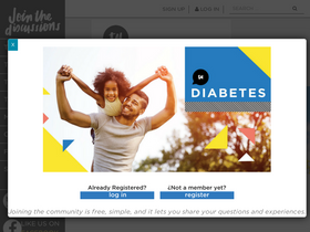 'tudiabetes.org' screenshot