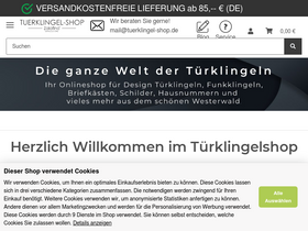 'tuerklingel-shop.de' screenshot