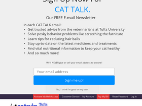 'tuftscatnip.com' screenshot