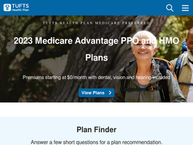 'tuftsmedicarepreferred.org' screenshot