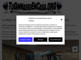 'tugimnasioencasa.org' screenshot