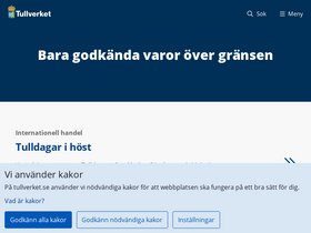 'tullverket.se' screenshot