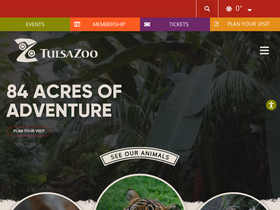 'tulsazoo.org' screenshot