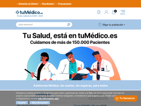 'tumedico.es' screenshot