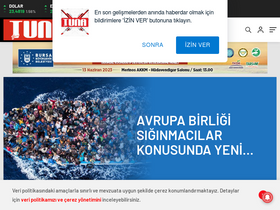 'tunagazete.com' screenshot