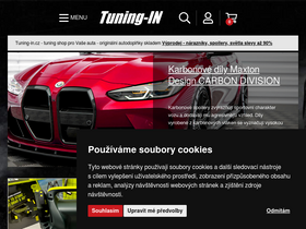 'tuning-in.cz' screenshot