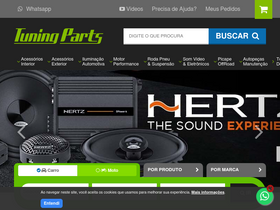 'tuningparts.com.br' screenshot