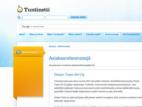 'tuntinetti.fi' screenshot