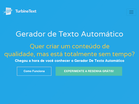 'turbinetext.com' screenshot