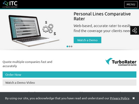 'turborater.com' screenshot