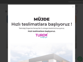 'turemmobilya.com' screenshot