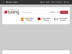 'tureng.com' screenshot