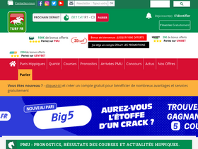 'turf-fr.com' screenshot