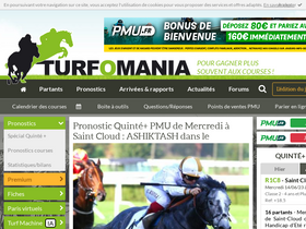 'turfomania.fr' screenshot