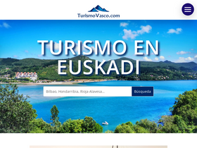 'turismovasco.com' screenshot
