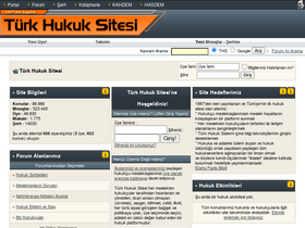 'turkhukuksitesi.com' screenshot