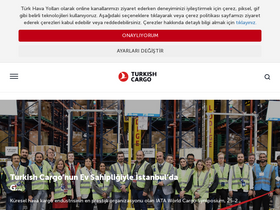 'turkishcargo.com.tr' screenshot