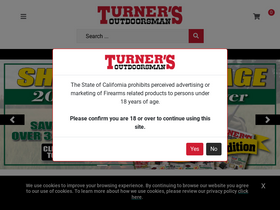 'turners.com' screenshot