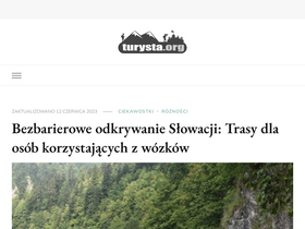 'turysta.org' screenshot