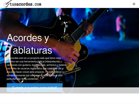 'tusacordes.com' screenshot