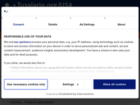 'tusalario.org' screenshot