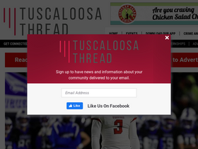 'tuscaloosathread.com' screenshot