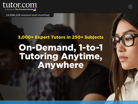 'tutor.com' screenshot