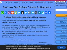'tutorialforlinux.com' screenshot