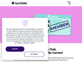 'tutotoons.com' screenshot