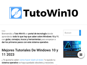 'tutowin10.com' screenshot