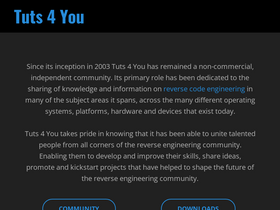 'tuts4you.com' screenshot
