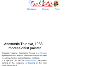 'tuttartpitturasculturapoesiamusica.com' screenshot