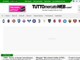 'tuttomercatoweb.com' screenshot