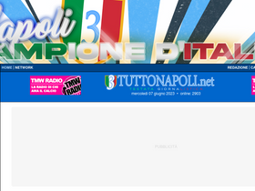 'tuttonapoli.net' screenshot