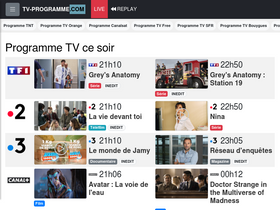'tv-programme.com' screenshot