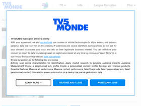 'tv5monde.com' screenshot
