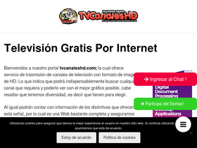 'tvcanaleshd.com' screenshot
