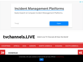 'tvchannels.live' screenshot
