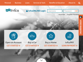 'tvfcu.com' screenshot