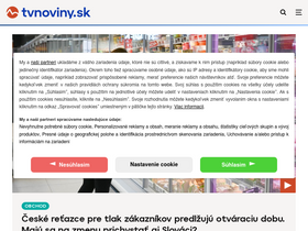 'tvnoviny.sk' screenshot