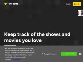 'tvtime.com' screenshot