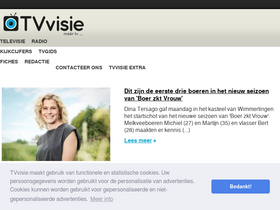 'tvvisie.be' screenshot