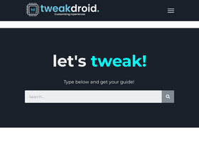 'tweakdroid.com' screenshot
