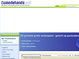 'tweedehands.net' screenshot
